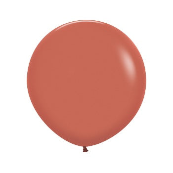 Balloon - Latex Solid Terracotta 24 inch