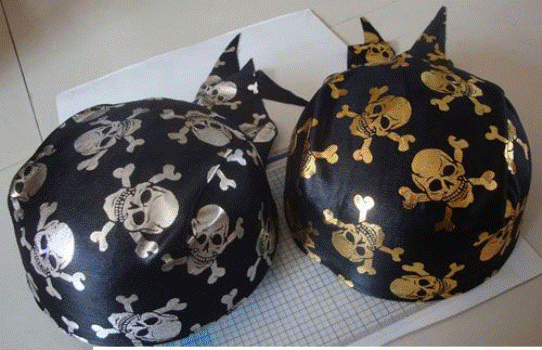 Pirate Bandanna Hat assorted