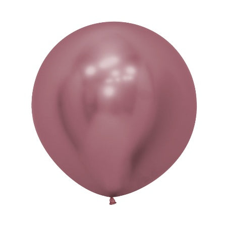 Balloon - Latex Chrome Reflex Pink 24inch