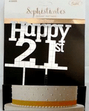 Cake Topper - Happy 21st