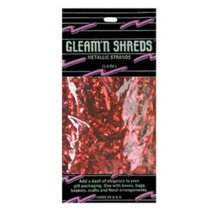 Gleam n Shreds - Metallic Red