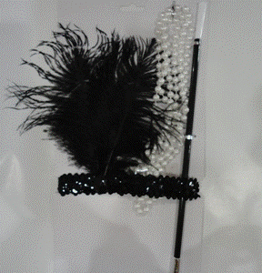 Headpiece 20's plus accessories