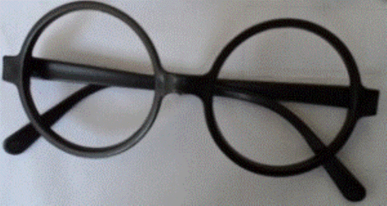 Glasses Black Frame No Lens