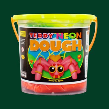 Teddy Neon Dough 4x100g Bucket