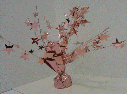 Centerpiece - Stars Rose Gold / Pink