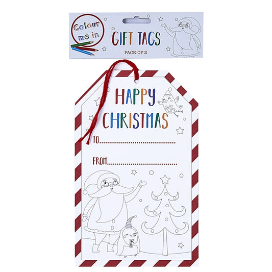 Colorin Jumbo Tags 2pk