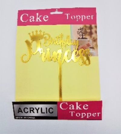 Cake Topper - Birthday Princess