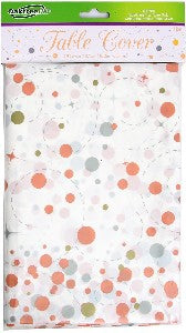 Tablecloth - Sparkling Fizz Rose Gold 137cmx2.6m