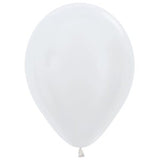 Balloon - Latex Satin Pearl Pearl 12 inch