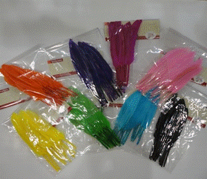 Feathers assorted 11cm (12)