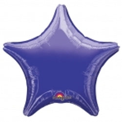 Foil Balloon Metallic Purple Star
