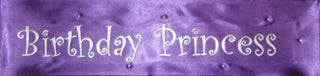 Sash - Birthday Princess Purple