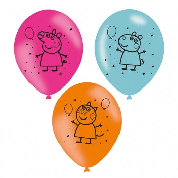 Peppa Pig - Balloons Latex 23cm (6)