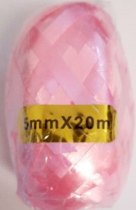 Ribbon - Poly Cob Baby Pink 20m