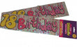 Banner small 18th Birthday Pink