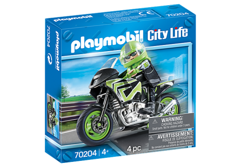 Playmobil Motorcycle with Rider