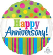 Foil Balloon Bright Anniversary
