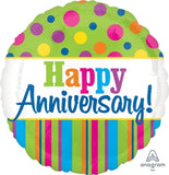 Foil Balloon Bright Anniversary