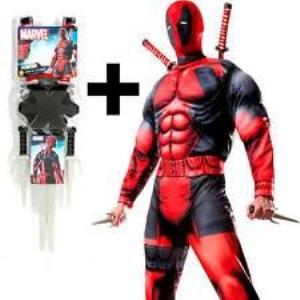 Deadpool Costume with Weapon Kit (M)