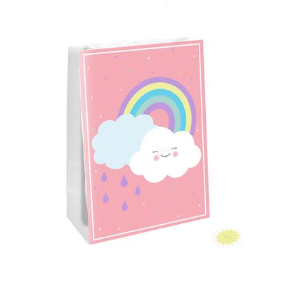 Rainbow &amp; Cloud - Party Bags/Stickers (4