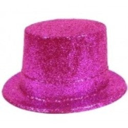 Top Hat Glitter Pink