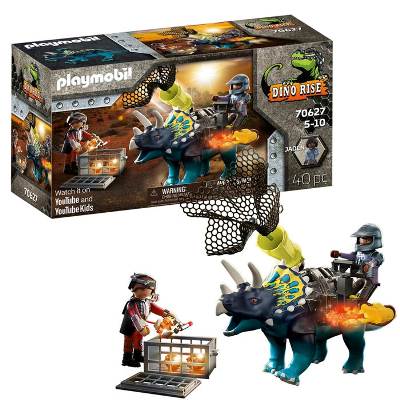 Playmobil Dinos Triceratops: Battle for the Legendary Stones