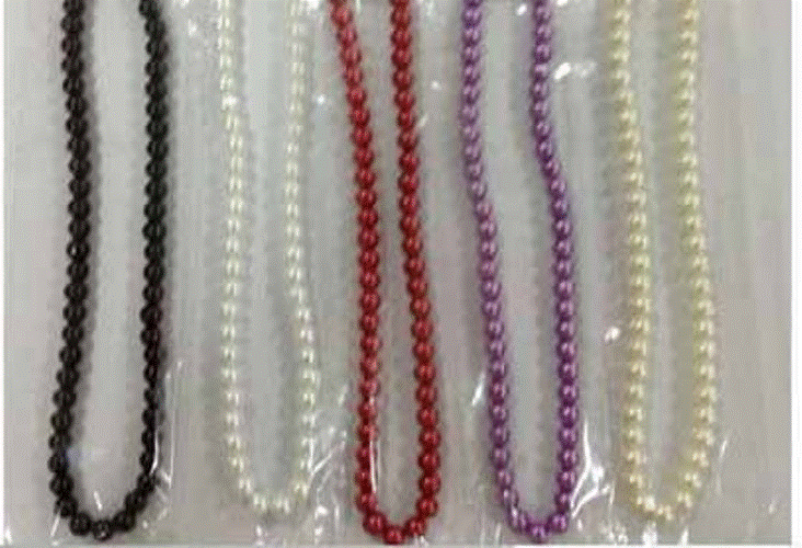Necklace Pearls 43cm assorted