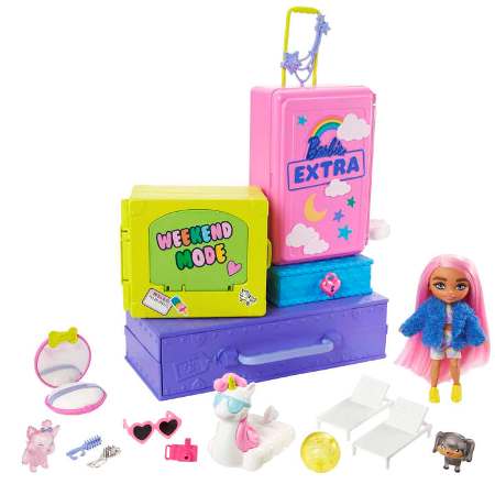 Barbie Extra Doll, Playset & Accessories