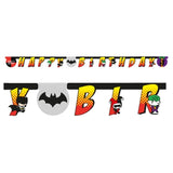 Batman & Joker - Letter Banner Happy Birthday