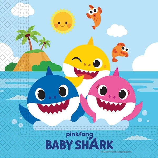Baby Shark Napkins (20)