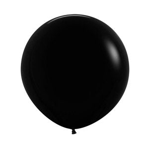 Balloon - Latex Solid Black 24inch