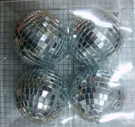 Mirror Balls 10cm (4)