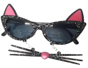 Glasses Glitter Mouse Pink