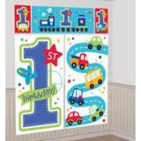 All Aboard Scene Setter 1st Birthday Boy