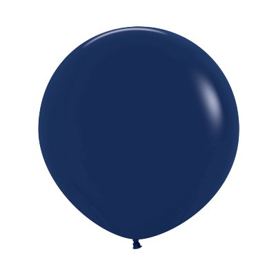 Balloon - Latex Solid Navy Blue 24 inch