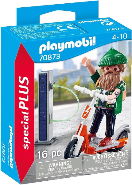 Playmobil Man with E-Scooter