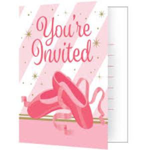 Twinkle Toes Invitation Cards (8)