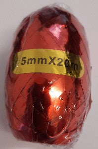 Ribbon - Poly Cob 20m Metallic Red