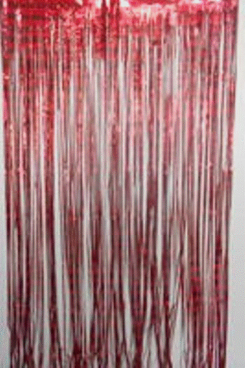 Door Curtain - Red 1x2m