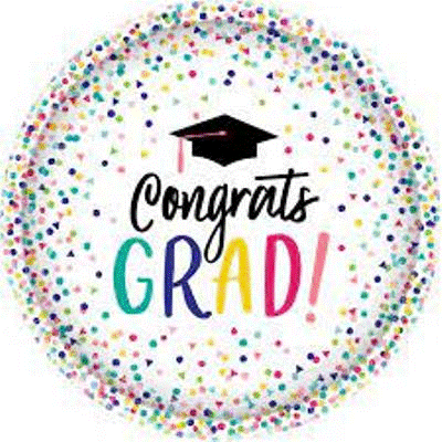 Plates Congrats Grad (10)