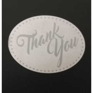 Stickers Thank You Silver (24)