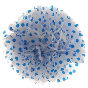 PomPom - Tissue 30cm Dots Blue (3 pack)