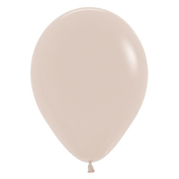 Balloon - Latex Solid White Sand 12inch