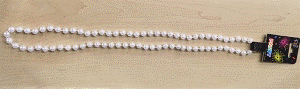 Necklace - Pearls (plastic) 84cm