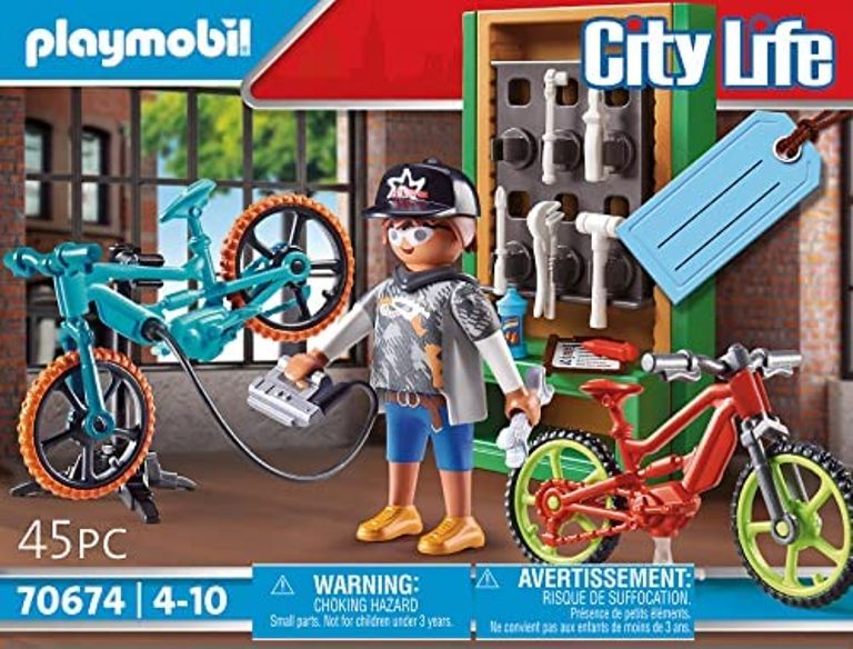 Playmobil Bike Workshop Gift Set