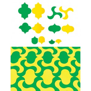 Puzzle Tessellation Shapes Rounded 60pce