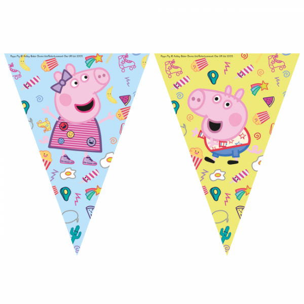 Peppa Pig - Messy Play Flag Banner