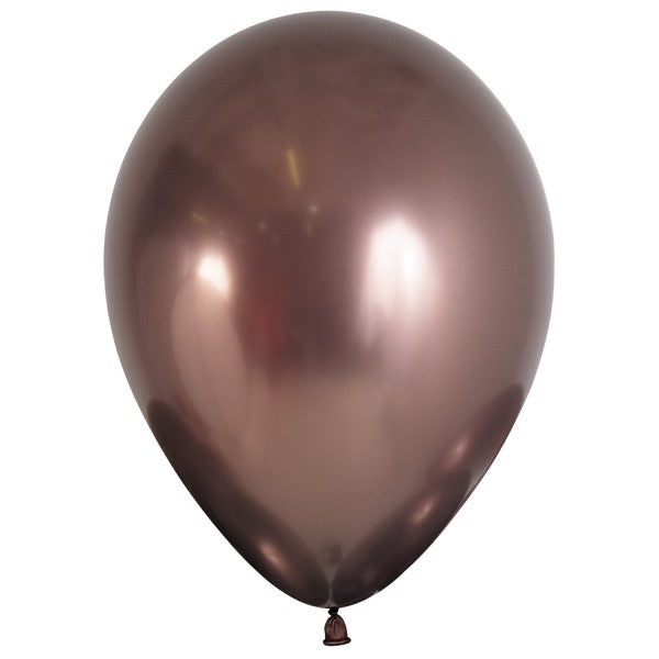 Balloon - Latex Chrome Reflex Truffle 12inch