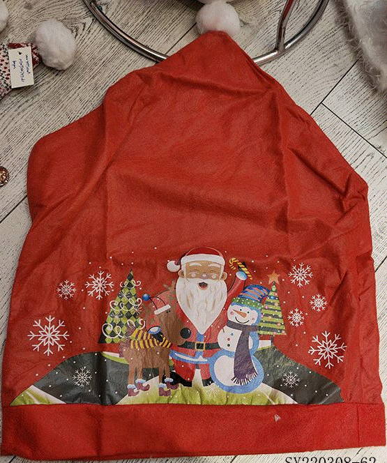 Christmas Chair Cover 46x57cm