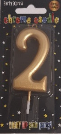 Candle - No 2 Chrome Gold